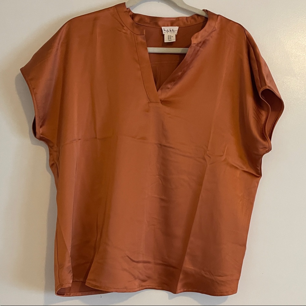 Nicole Miller Copper Blouse